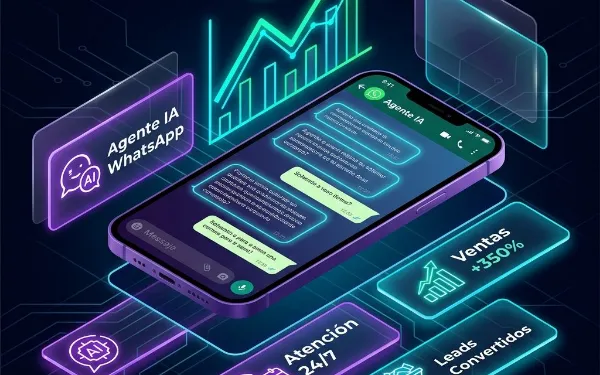 Agente de ventas con IA para WhatsApp